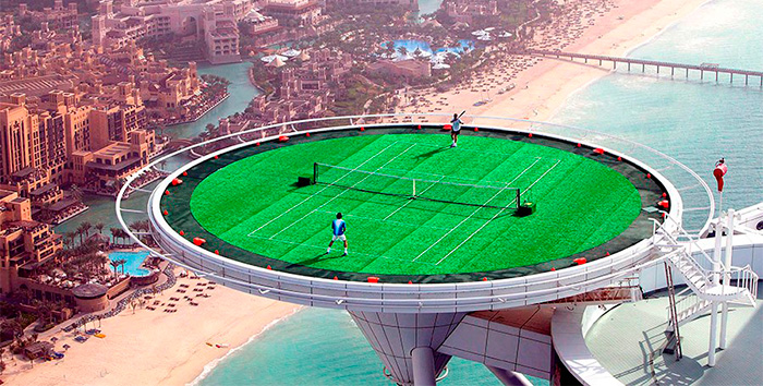 Lugares pra praticar tênis