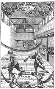 Gravura do jeu de paume de 1632