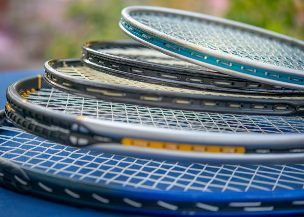 Diferentes tipos de raquetes de tênis